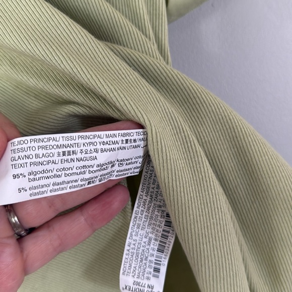 Zara flutter sleeve green bodysuit top Large - Picture 5 of 5